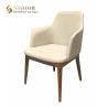 Buy cheap PU Leather Dinning Chair, Restaurant Dinning Chair, Hotel Chair, Lobby Chair, High Density Foam, Solid Wood Legs from wholesalers