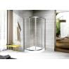Buy cheap Tempered Glass Sliding Bathroom Shower Enclosure Arc Shape Aluminum Framed from wholesalers