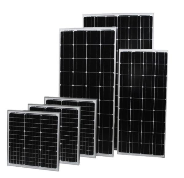 18V 24V 36V 48V Aluminum Glass Solar Panel 100w Rigid Solar Panel High