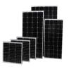 Buy cheap 18V 24V 36V 48V Aluminum Glass Solar Panel 100w Rigid Solar Panel High Performance from wholesalers