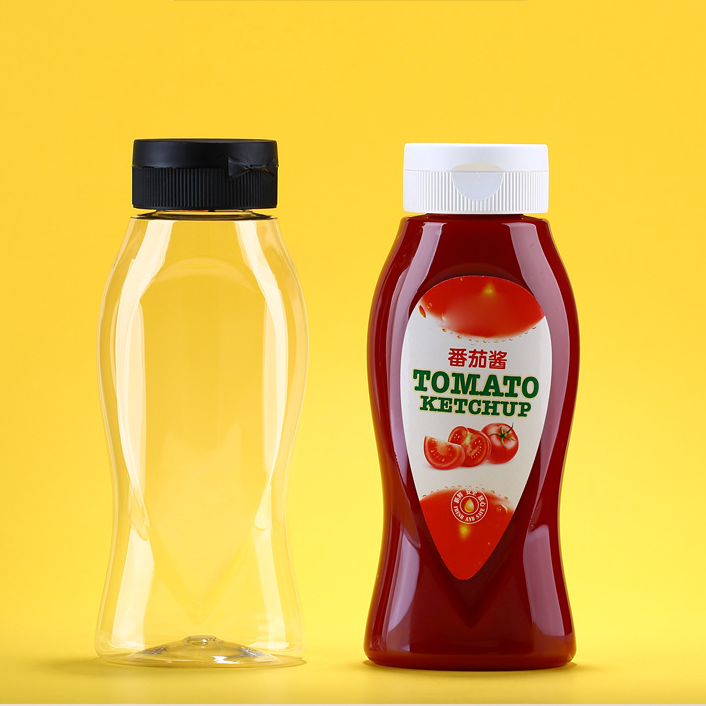 16oz Tomato Sauce Plastic Seasoning Bottles Odorless