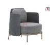 Buy cheap Modern Fabric Upholstered Single Seat Sofa Chair With Stainless Steel Legs from wholesalers