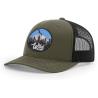 Buy cheap Two Tone 6 Panel Trucker Hats Plain Vintage Embroidered Printed Logo from wholesalers