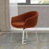 Buy cheap Fabric 0.22cbm Luxury Dining Table Chairs 54x64x92cm Nordic Style from wholesalers