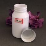 120cc Pet Health Product Plastic Capsule Bottle High Grade Metal Cap