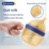 Buy cheap Baby Wide Mouth Milk Bottle Silicone 300ml Breast Shaped Feeding Bottle Medium Flow from wholesalers