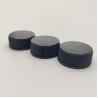 Buy cheap Black Leakproof 24/400 Plastic Screw On Bottle Caps With Smooth Top from wholesalers