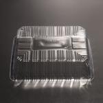 Stackable Eco Friendly Plastic Food Tray PET Food Tray Container For Food