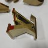 Buy cheap Electroplated brass 3D Stainless Steel Letters 40mm for Hospitals / Mall from wholesalers