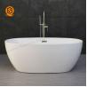 Buy cheap CE Artificial Stone Bathtub Oval Stand Alone Bathtub For Hotel from wholesalers