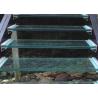 Buy cheap Laminated Tempered Glass Straight Flight Staircase Ss Double Beams Suppport from wholesalers
