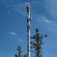 Buy cheap Hot Dip Galvanized Steel Antennas Monopoles With Platform product