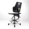 Buy cheap 360 Degree Swivel / Rotating Ergonomic ESD Chairs 350lb For High Lab Workbench from wholesalers