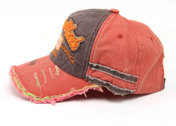 Buy cheap 6 Panel Female Denim Baseball Cap Adjustable Strap At Back For Daily Decoration from wholesalers