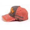 Buy cheap 6 Panel Female Denim Baseball Cap Adjustable Strap At Back For Daily Decoration from wholesalers