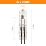 30V 200 Watt Halogen Bulb 2 Pin Lighting Display Crystal Lamp 4000lm