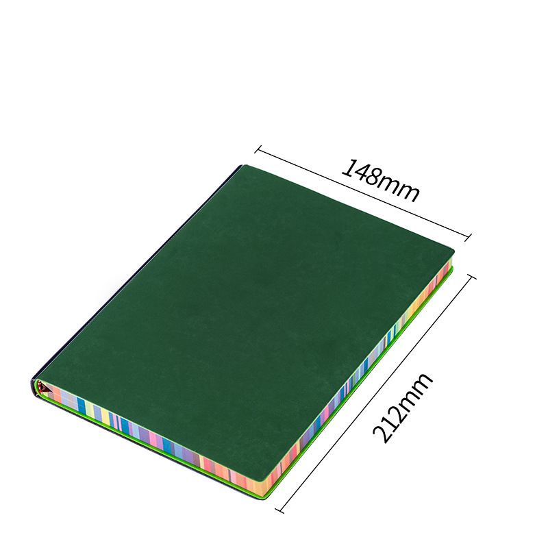 2 Colors Memo Pads Style Custom A5 Hardcover PU Leather Journal Planner Printing
