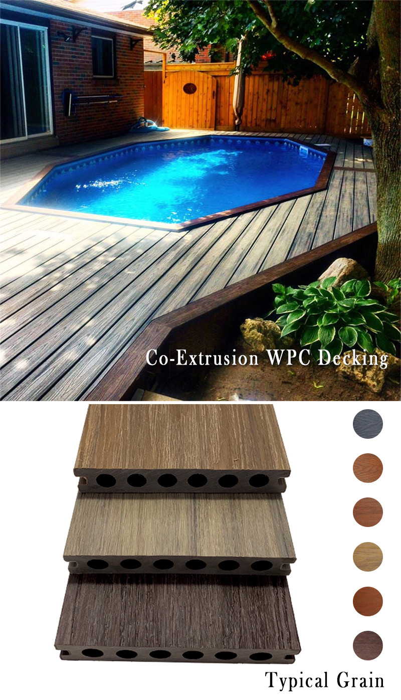 Sino Sunnywpc Woodworking Wpc Decking Floor Smooth 3D Embossing Traditional 100% Recyclable