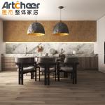 Contemporary Design Style PVC and MDF Kitchen Pantry Cabinet Set with UV
