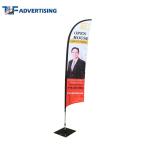 16ft Flag Advertising Banners Large Swooper Anti Corrosion Vertical High