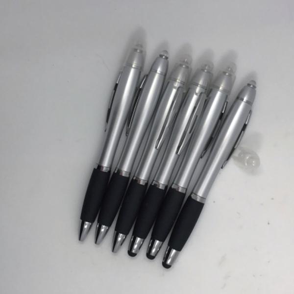 Buy cheap Plastic Led Light Black Ballpoint Pen Refillable Customized from wholesalers