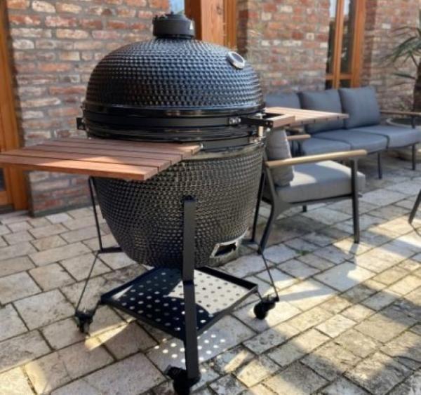 Buy cheap Black Ceramic 27 Inch Charcoal Grill , SGS Kamado Charcoal Grill from wholesalers