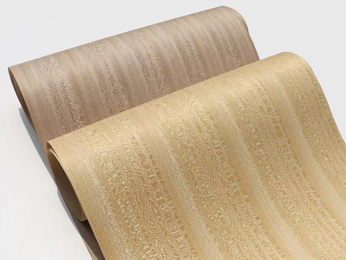 Width 64cm Kraft Paper Wood Veneer Brown Wrapping Veneer 15C To 50C