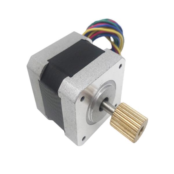 Buy cheap Mini NEMA17 DC Stepper Motor 40mm Length 42mm Diameter Mounting On Gearbox from wholesalers