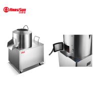 Buy cheap TP450 Food Processing Machinery 400kg/h 1.5Kw Industrial Potato Peeler Machine product