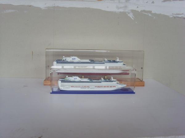 Buy cheap Hand Painted Wooden Ship Models , Princess of the heyday Cruise Ship Model from wholesalers