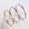 Buy cheap ODM 24k Gold Bangle Bracelet Stainless Steel No Fade Women'S Fashion Bracelets from wholesalers