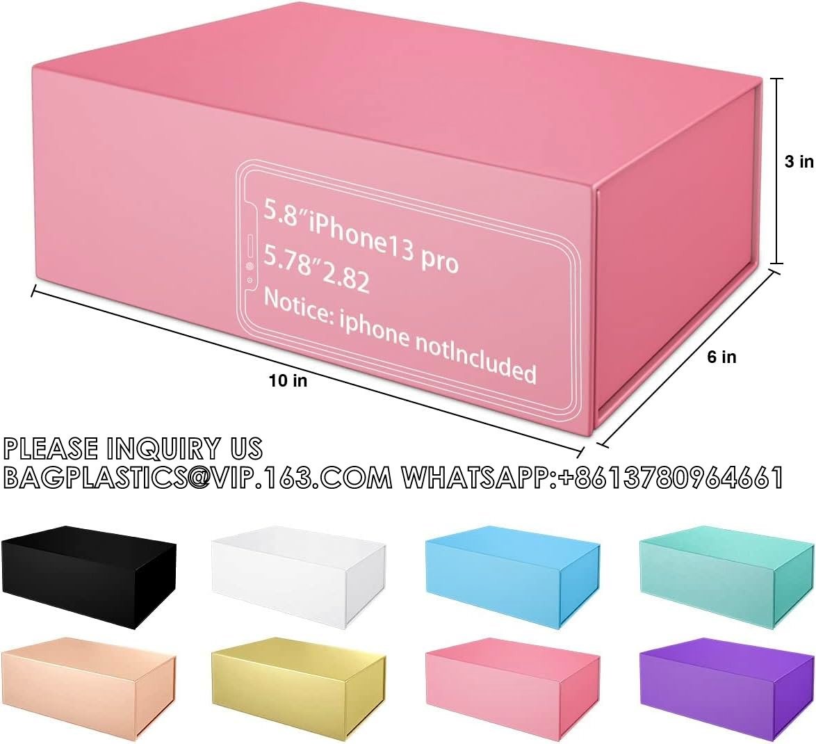 Gift Box Magnetic Closure Lid Gift Box For Presents, Bridesmaid Gifts Box, Cute Box, Birthday, Luxury For Gift Pack