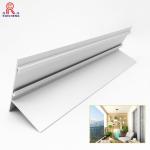 Durable Powder Coated Extruded Aluminum Edge Trim Protection Profile For Balcony