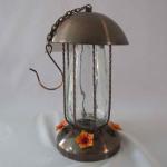 Customized SGS Cast Iron Wall Mounted Metal Bird Feeder Beautiful Cute