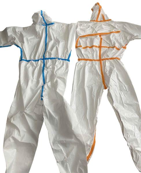 Buy cheap Mutiple Size Full Body 3 Layer Disposable Protective Coverall from wholesalers