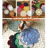 Buy cheap Household Handmade Flower Crochet Doilies, Round Cup Mat Pad, Coaster Placemats, doily from wholesalers