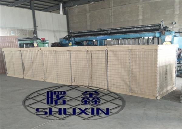 Buy cheap Mil 9 Galvanized Military Sand Hesco Wall 300gsm Geotextile from wholesalers