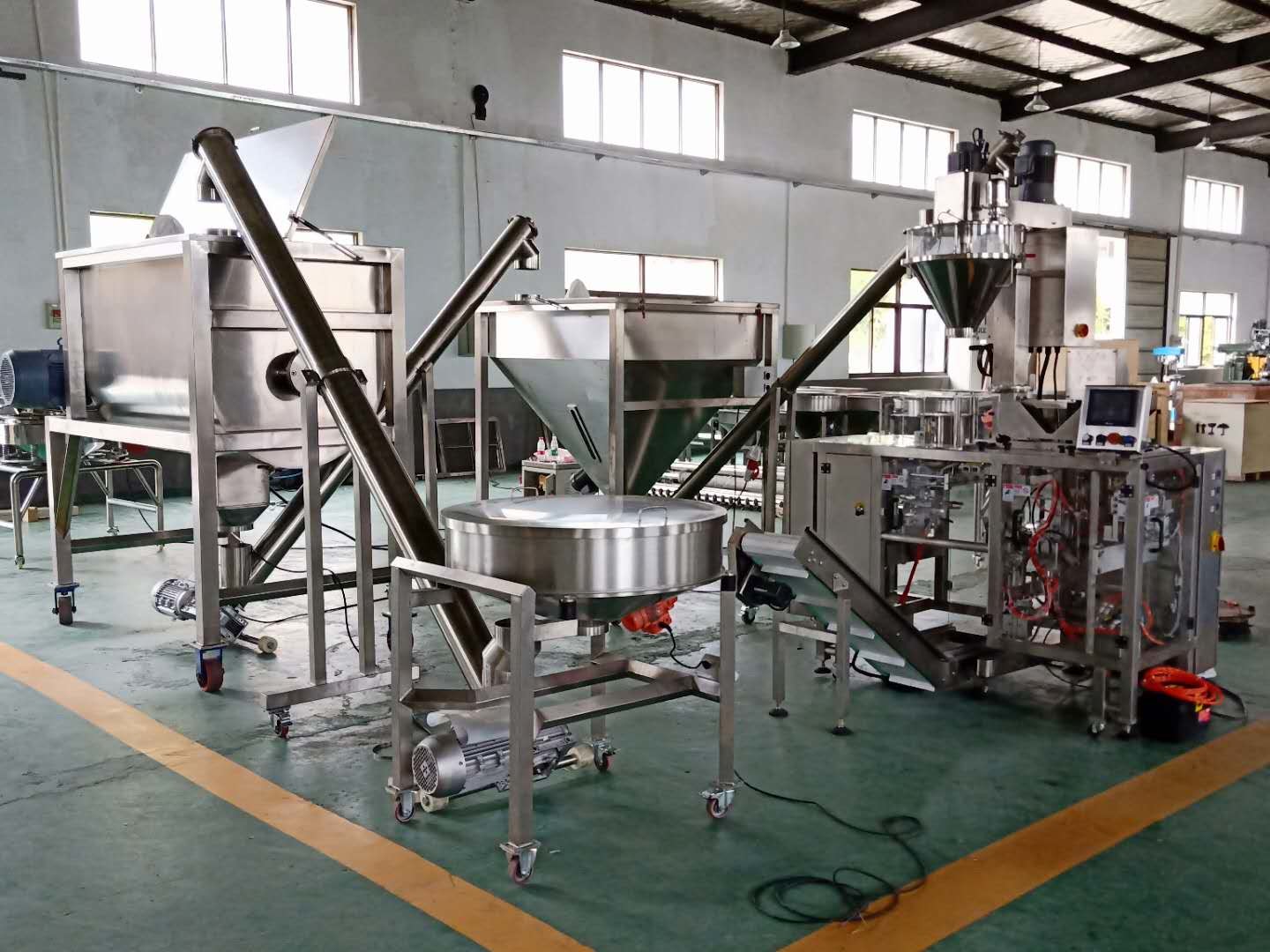Mica Powder Doypack Packaging Machine 60Hz 15 - 20 Pouch Per Minute Capacity
