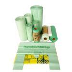 Recycled Materials Cornstarch T-shirt Plastic Shopping Bag from with Custom