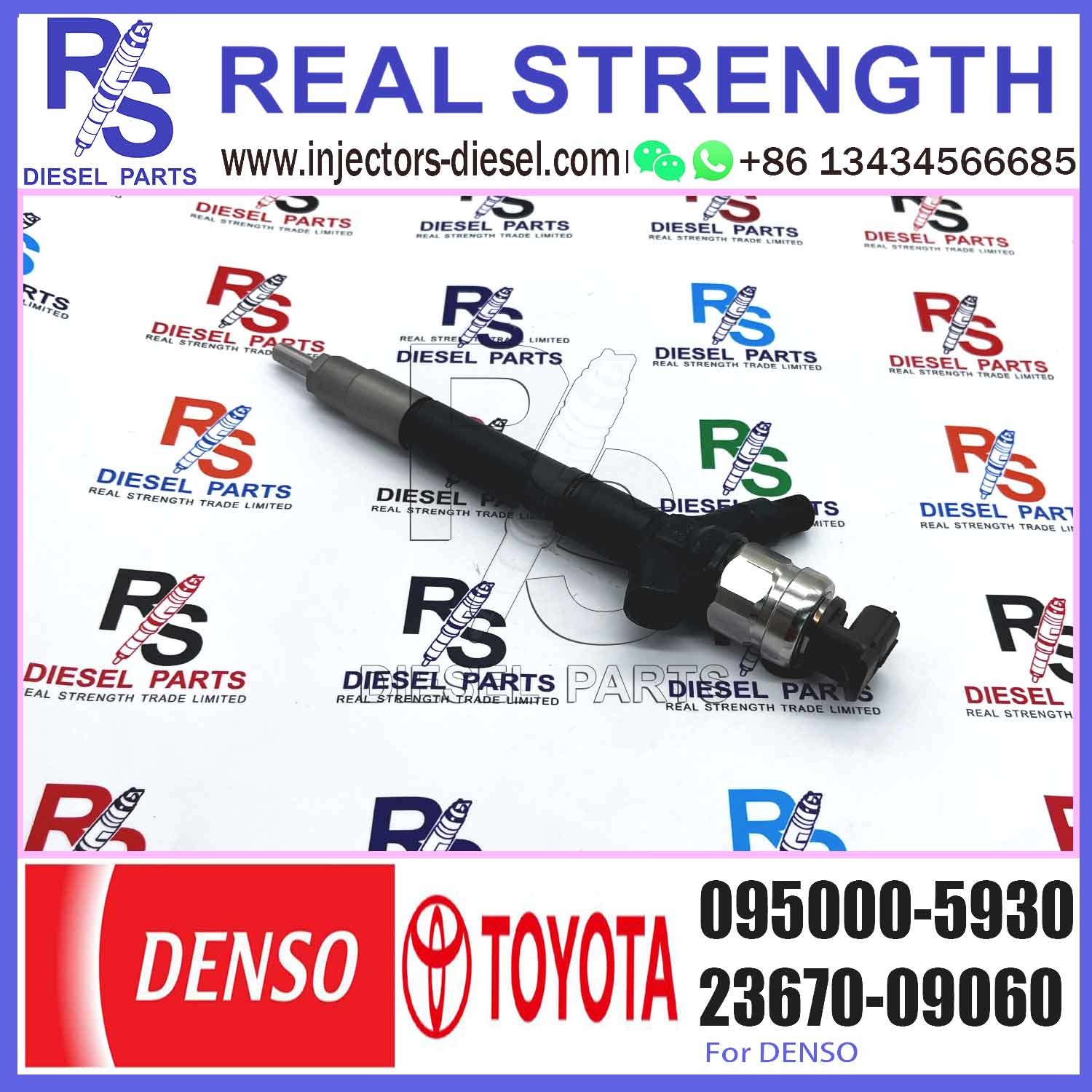 common rail injector 095000-5930 for toyota truck diesel pump injector 23670-09060 for toyota high pressure engine