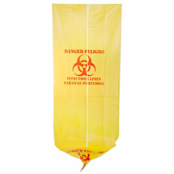 Buy cheap 37" X 50" Yellow Infectious Waste Bags , HDPE Material Medical Waste Disposal Bags from wholesalers