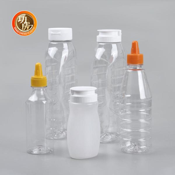 230ml 250ml 500ml 1000ml Plastic Sauce Squeeze Bottle For Oil Tomato Bbq Sauce