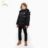 Buy cheap Winter Coats Detachable Cap Bat Design Sense Clothes Children Red Black Boys Lightweight Down Jacket from wholesalers