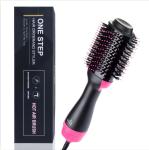 Ionic Hot Hair Brush Dryer , Hair Volumizer Styler For Travel Hotel Salon