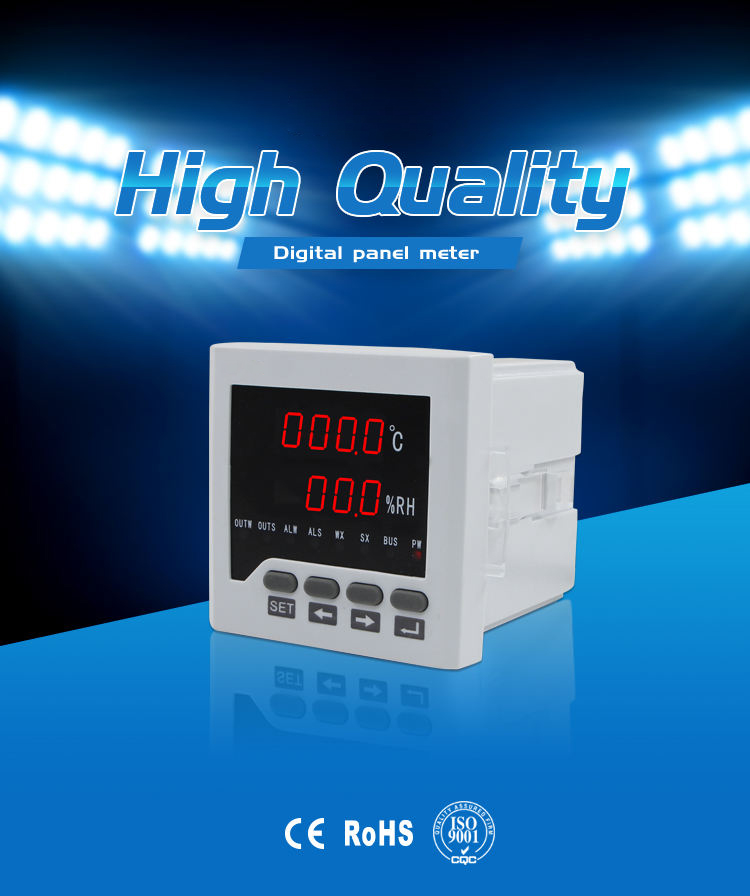 72*72MM RH-WSK302 Fahrenheit Digital Temperature and humidity Controller vegetable transport Thermostat