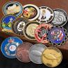 Buy cheap Zinc Alloy Enamel Military Coins Plated Gold 3D from wholesalers