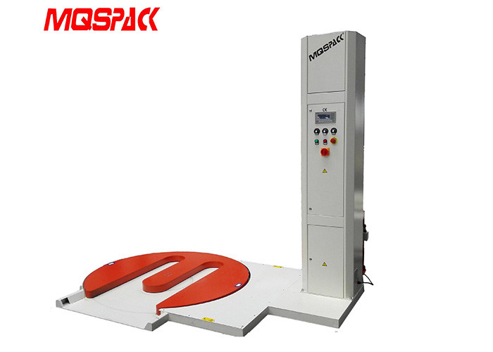 China 40 Pallets/H Semi Automatic Pallet Wrapper With PLC Controller on sale