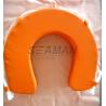 Buy cheap Yellow / White PVC Horseshoe Lifebuoy Leisure Boat Yacht Lifesaving Ring from wholesalers