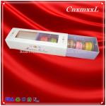 Gloss Lamination EVA Inner Paper Gift Box Packaging 6 Pack Macaron Box For