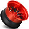 Buy cheap 3 PC 5x120 BMW E90 320i Wheels 18 19 20 21 22Inch Red Machine Face Forged Alloy Custom Rims from wholesalers